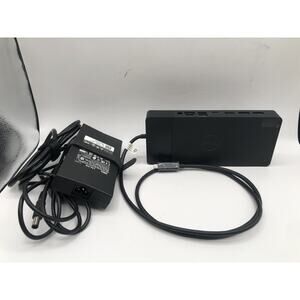 GENUINE Dell USB-C Docking Station WD19/S K20 With Dell 130W AC Power Adapter